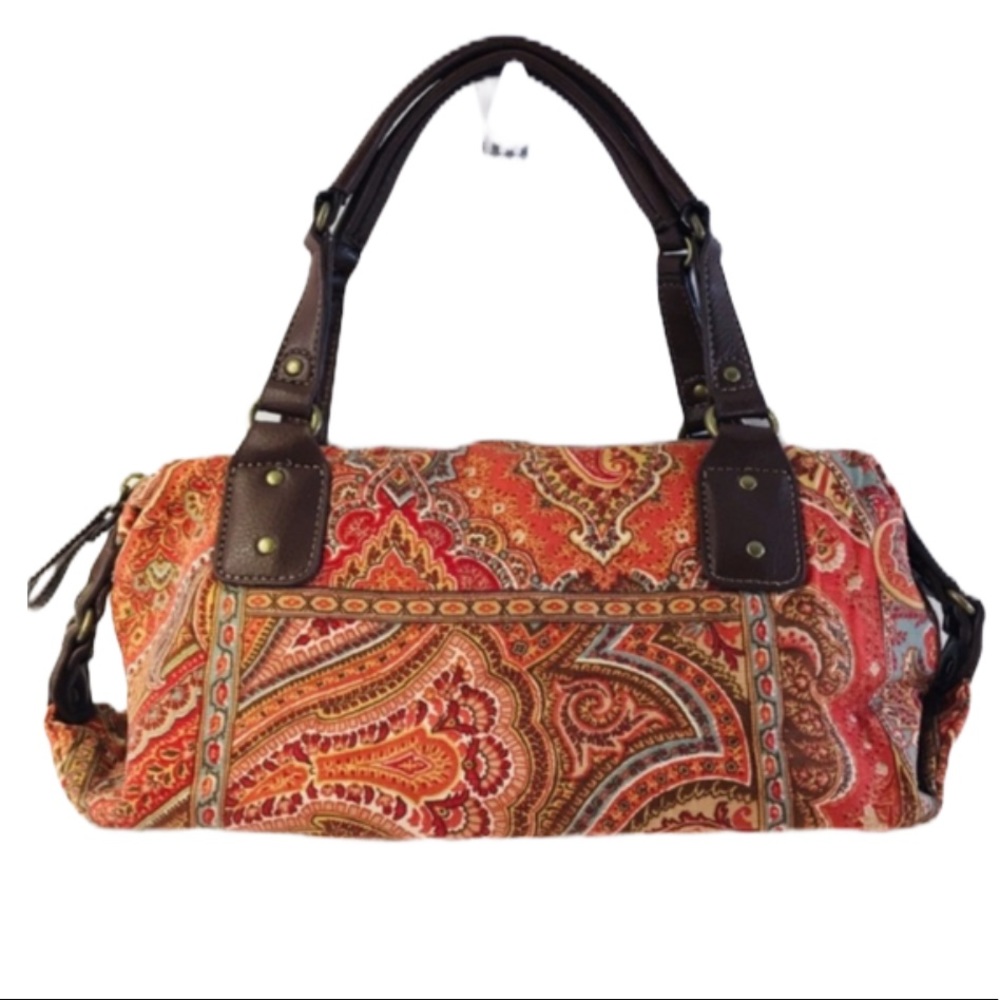 Relic fun vibrant paisley small shoulder hand bag